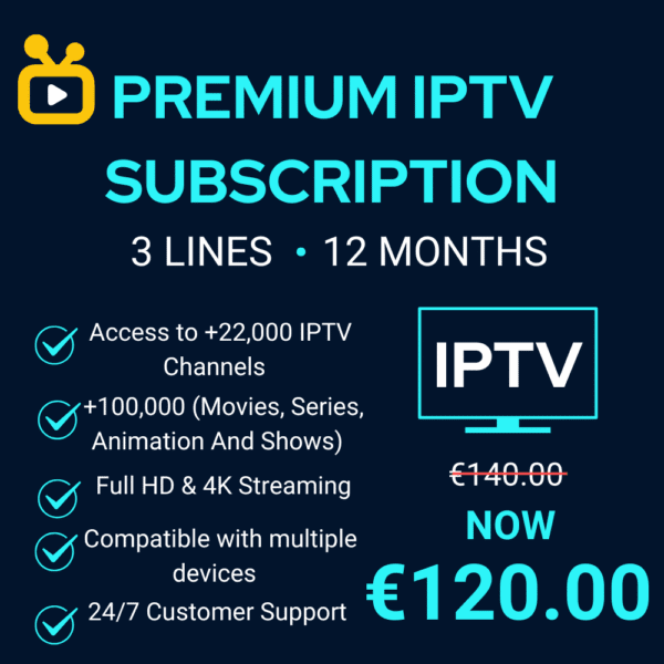 3 lines 12 months Subscription